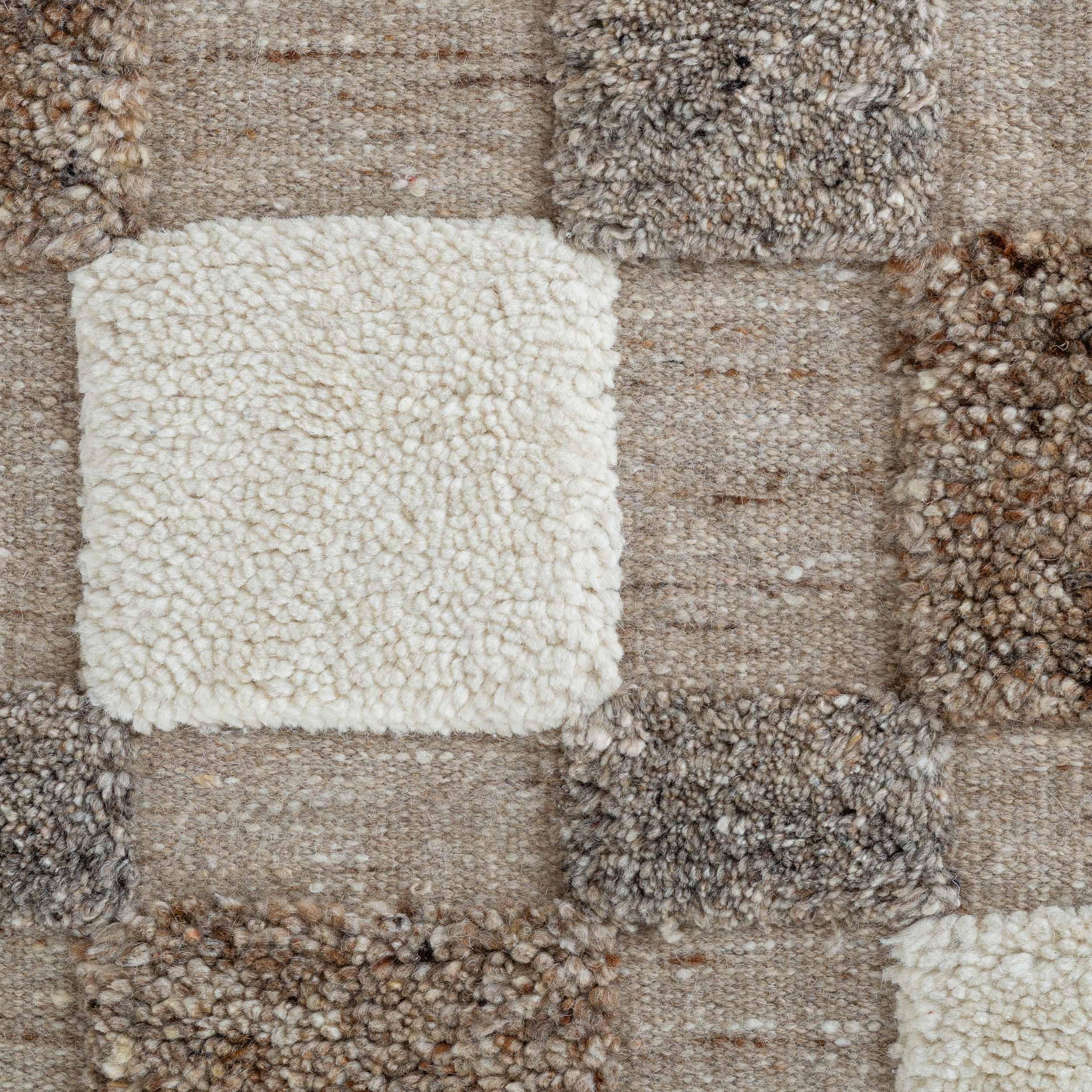 Kallas-villamatto beige