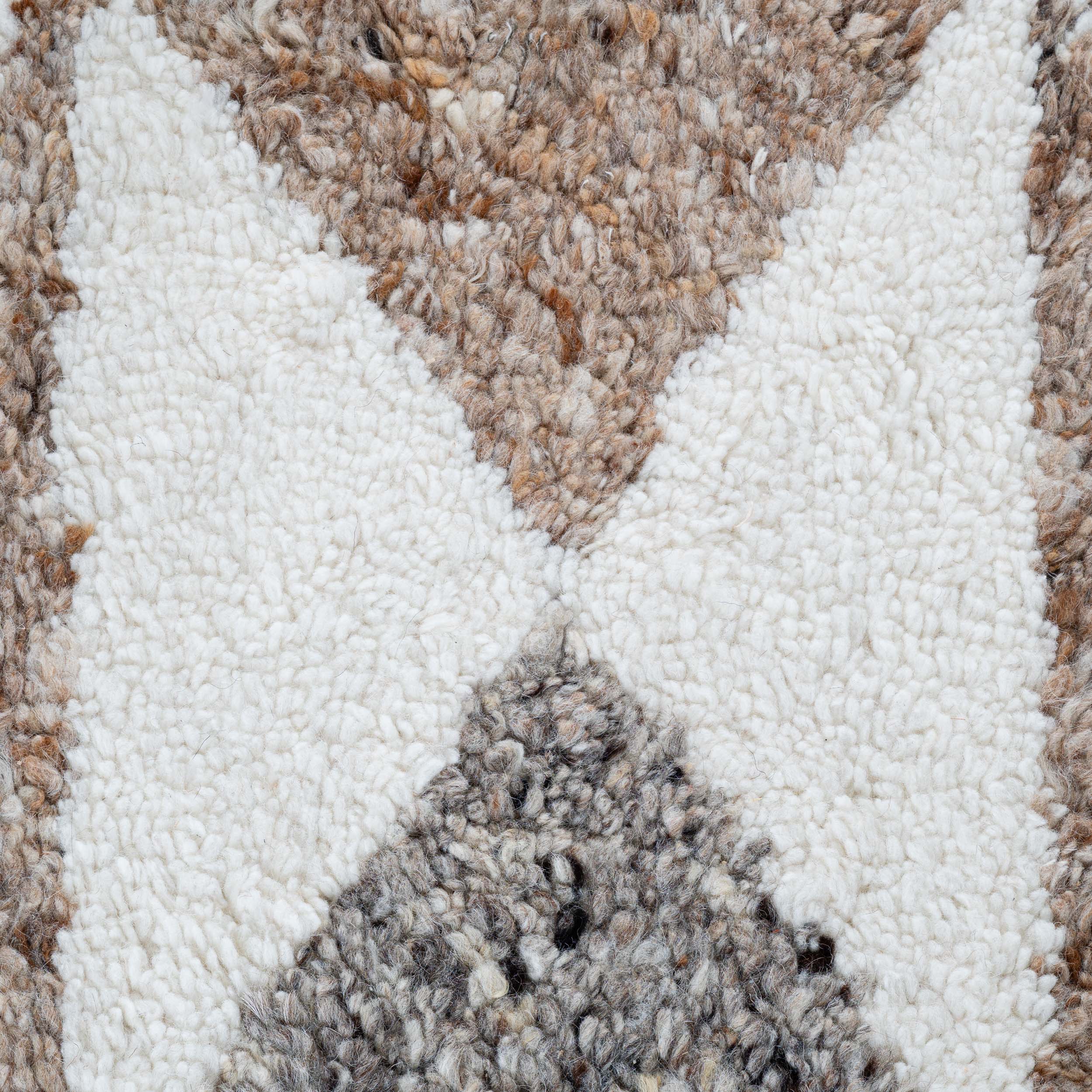 Siimes-villamatto valkoinen/beige