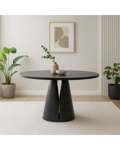 Cone-ruokapöytä musta