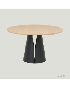 Cone-ruokapöytä valkotammi